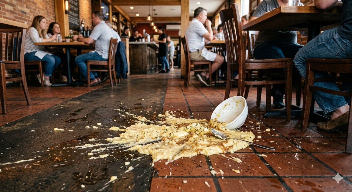 Smashed potatoes