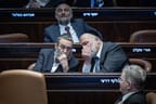 Deri and Gafni at the Knesset
