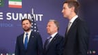JD Vance, US special envoy Steve Witkoff, and President Donald Trump's son-in-law, Jared Kushner
