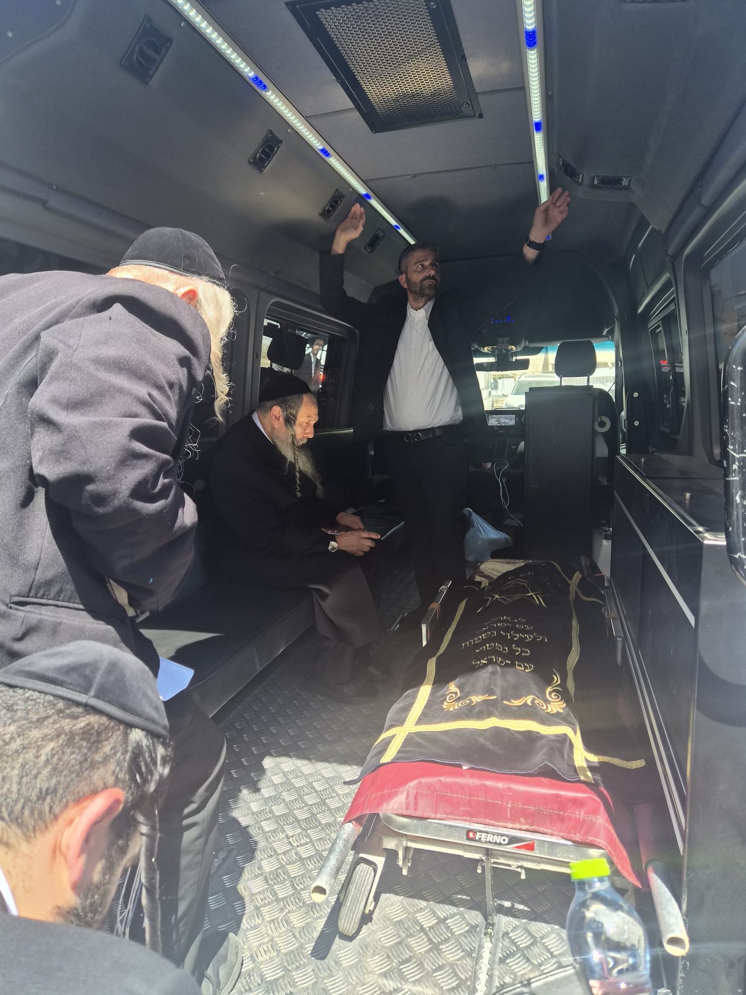 Shalom Saginer's funeral