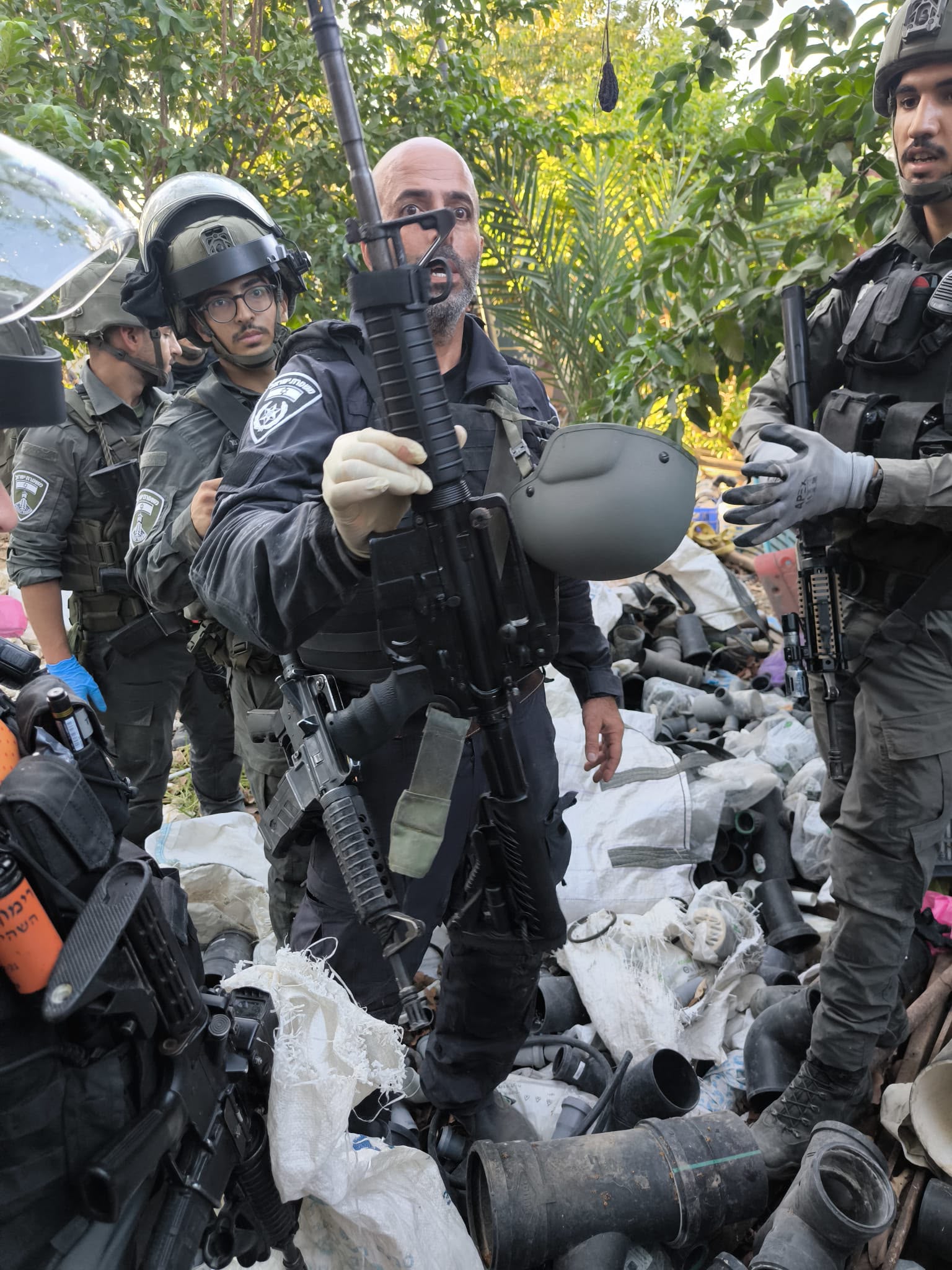 M-16 rifle seized in the operation
