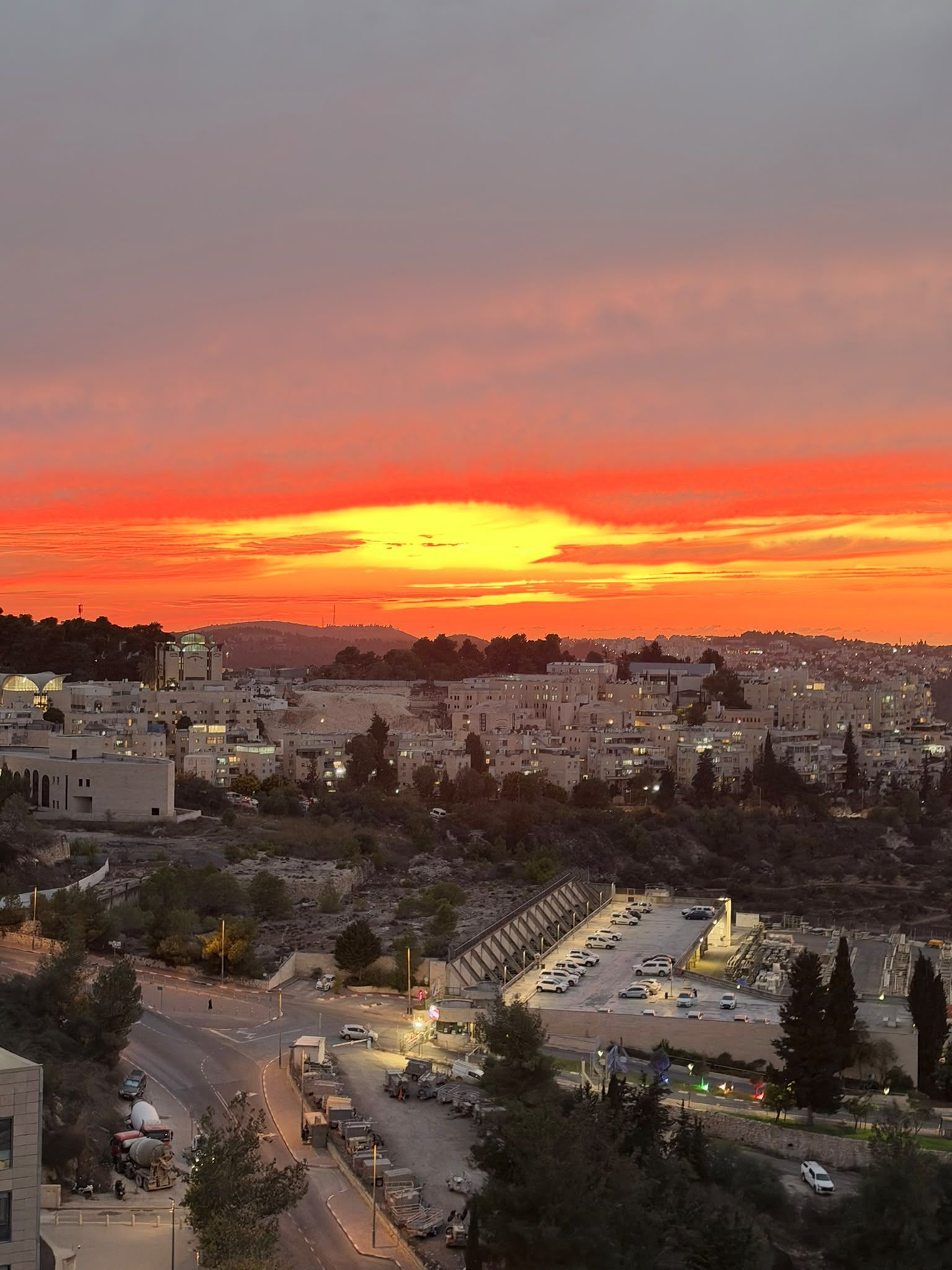 Monday evening's sunset. Photo: submitted