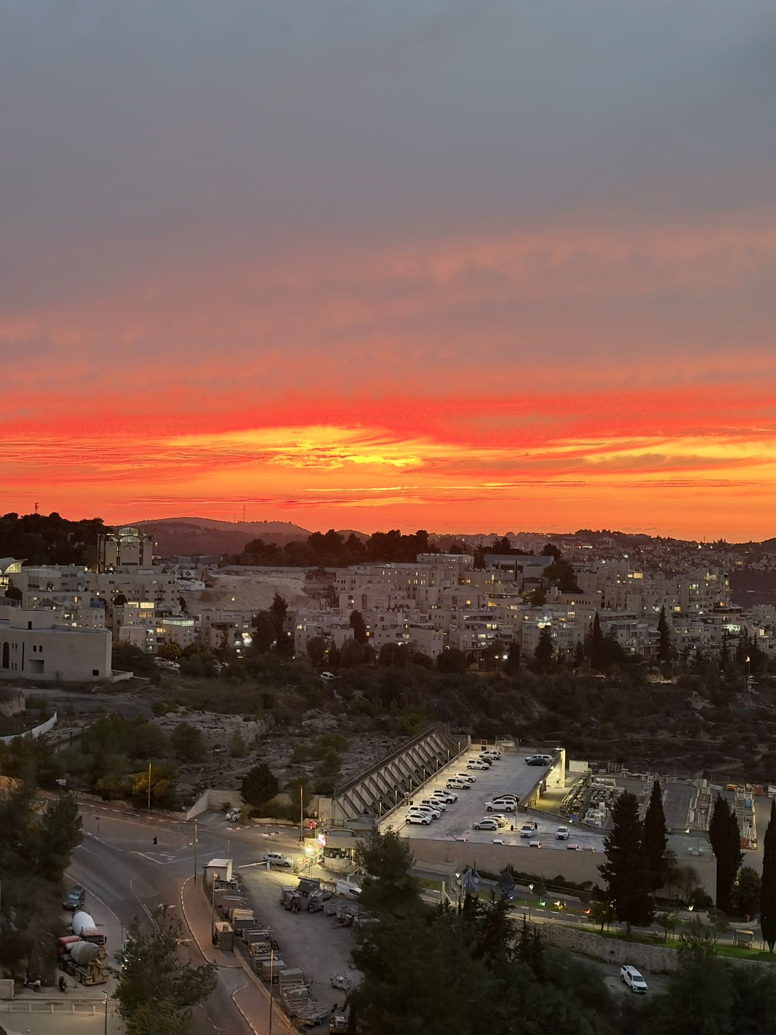 Monday evening's sunset. Photo: submitted