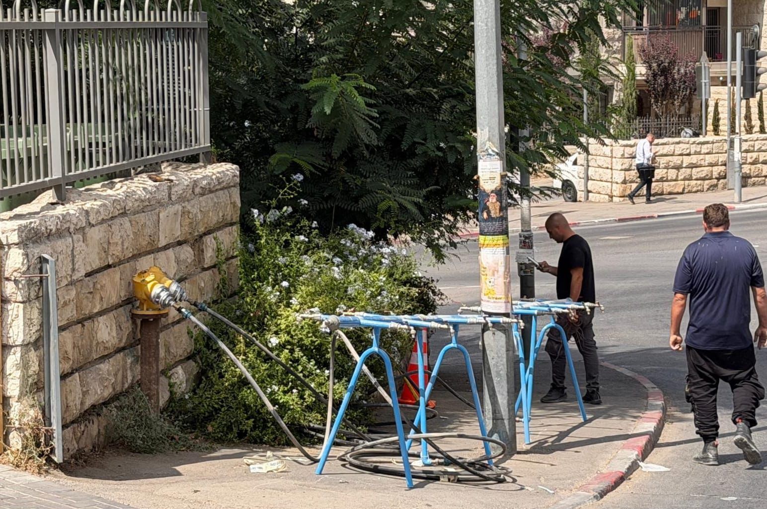 Water distribution facilities in Jerusalem