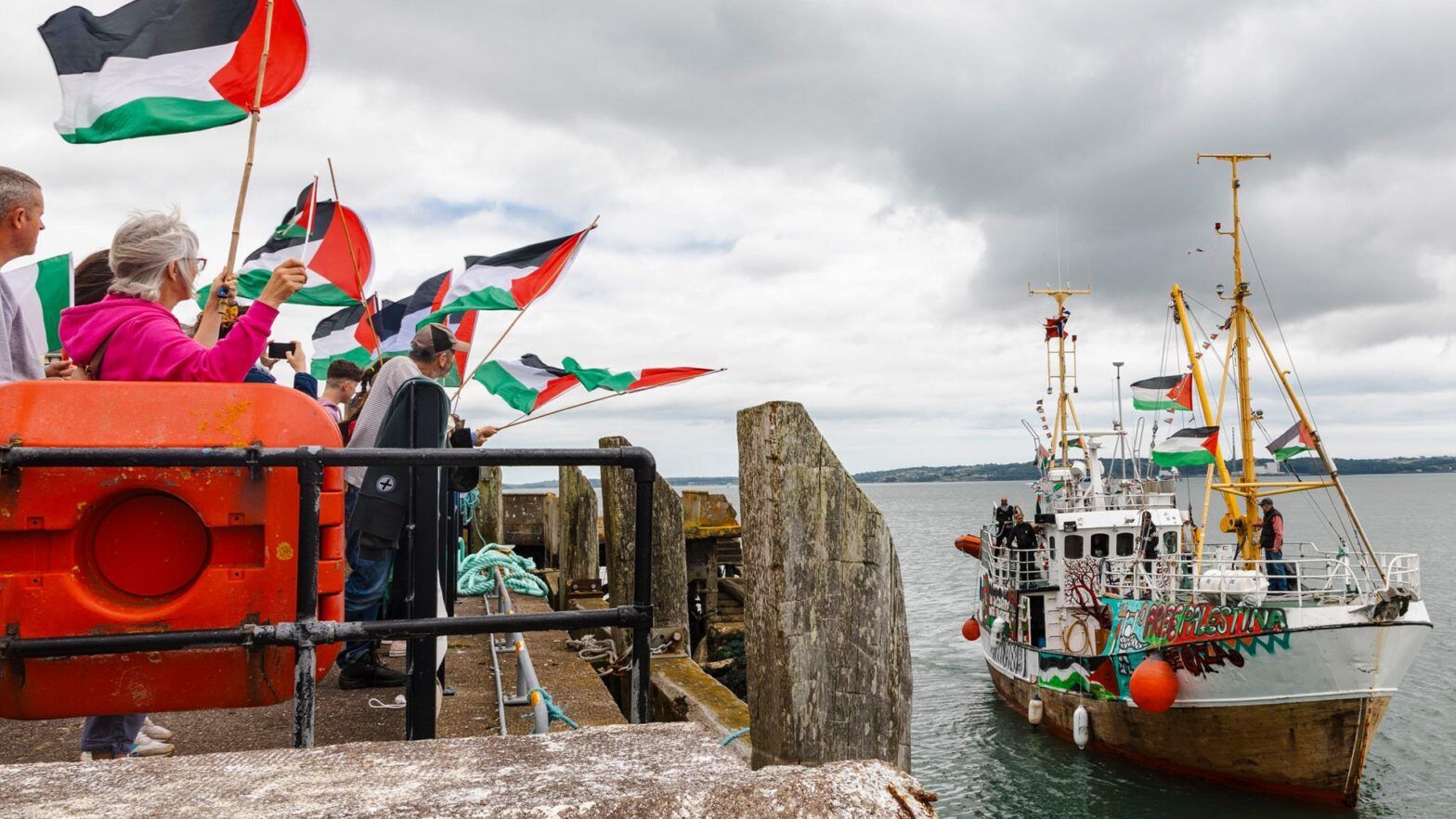 The 'Handala' crew sailing to Gaza