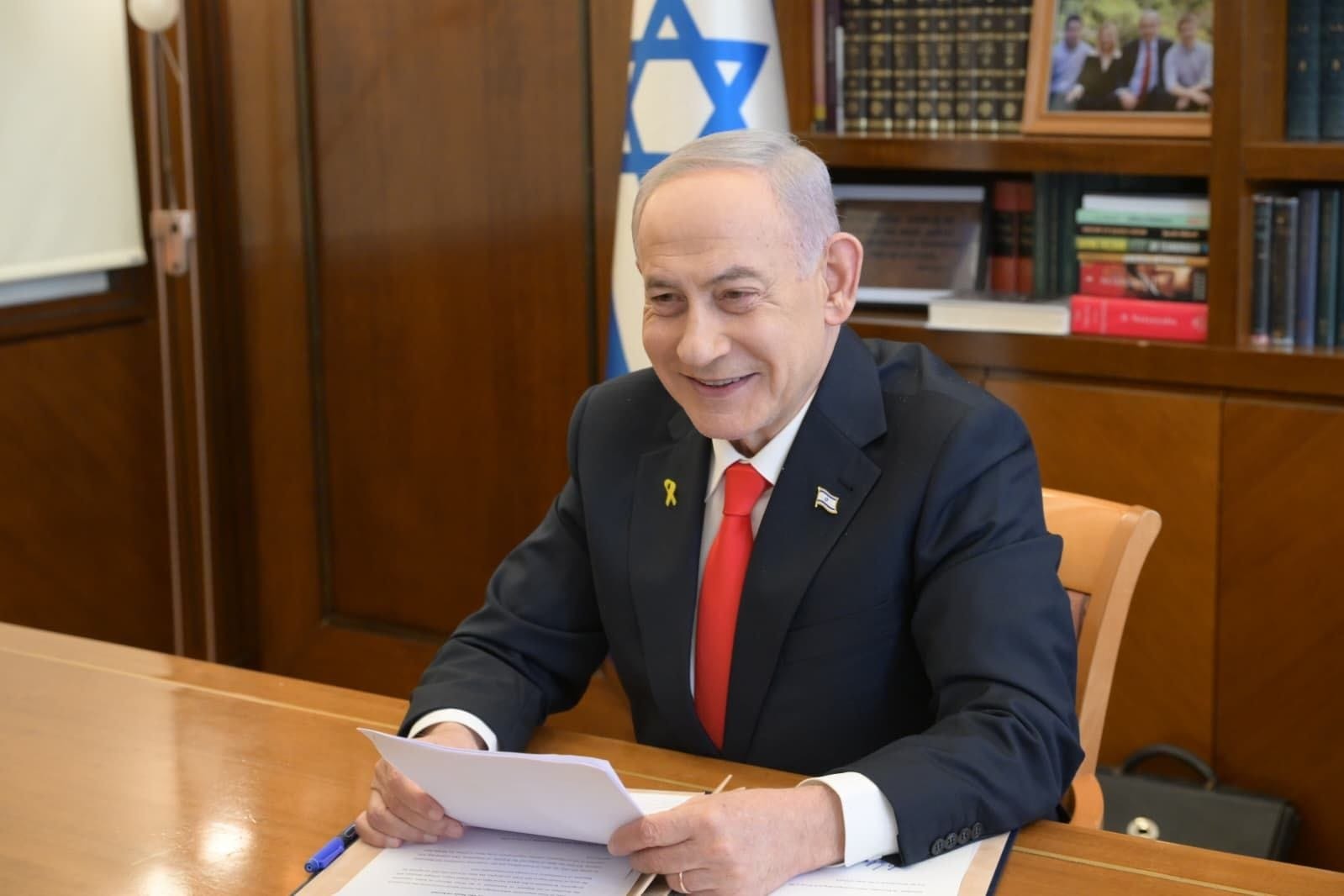 Netanyahu after anouncing Somaliland acceptance, December 2025