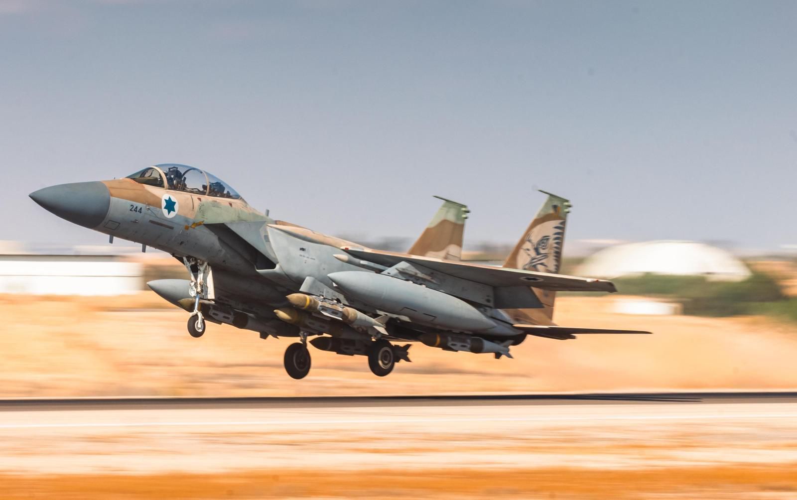 IAF operating in Airstrike