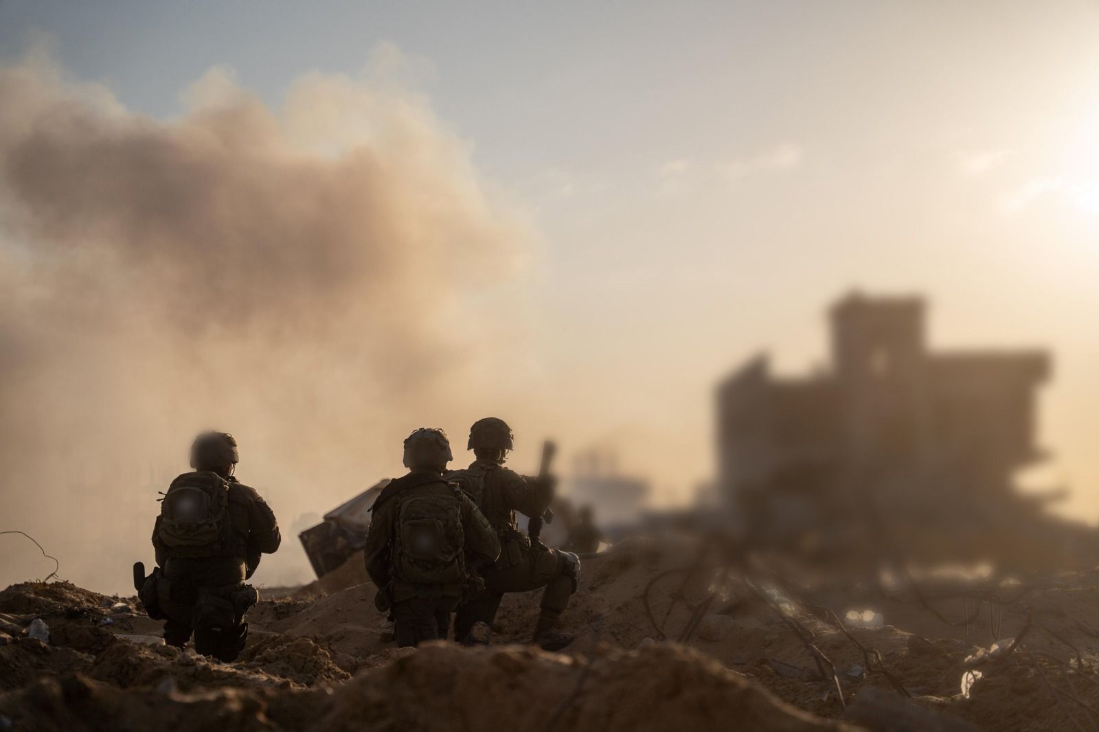 IDF forces operating in Gaza.