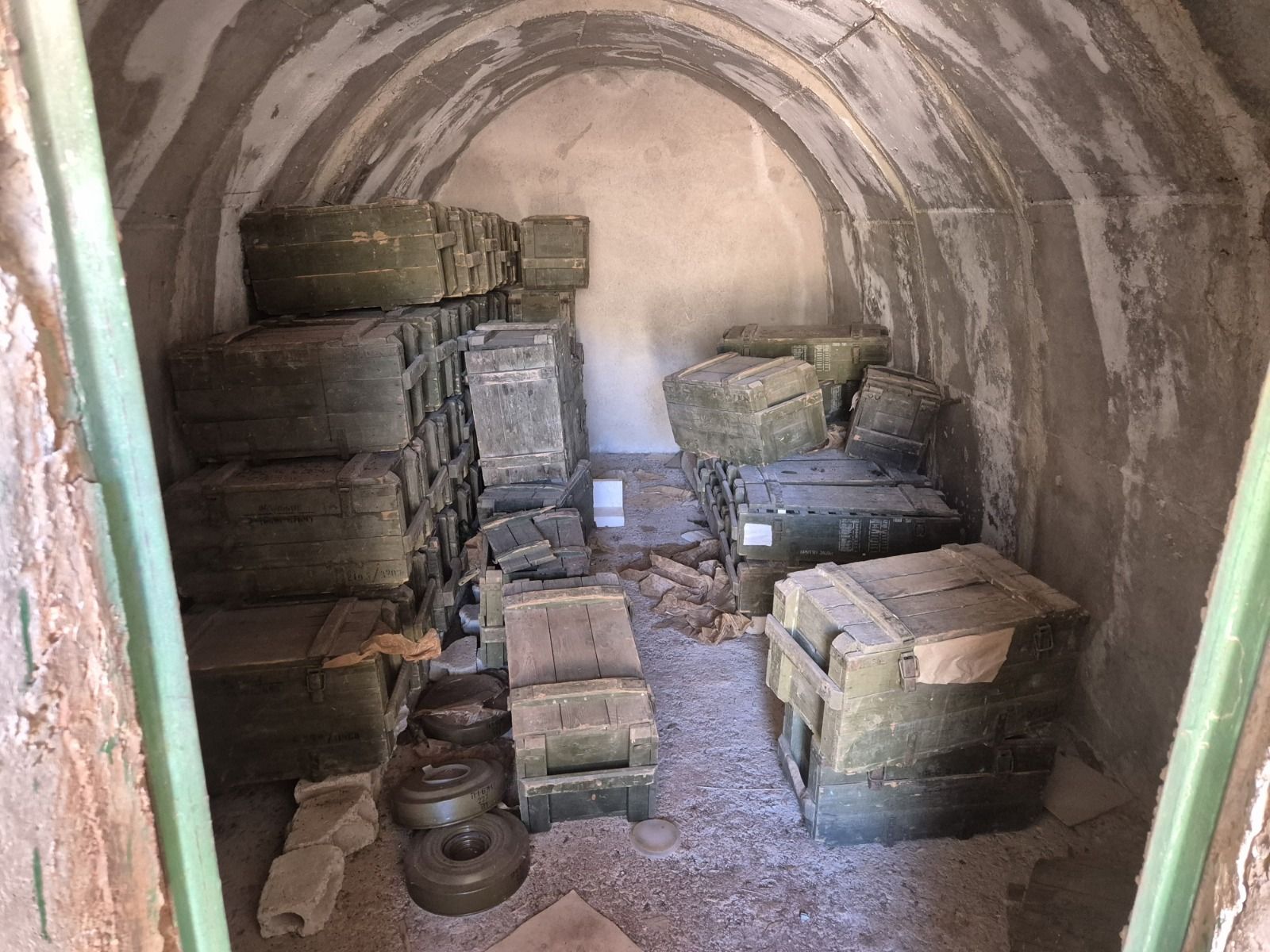Weapons uncovered in the operation