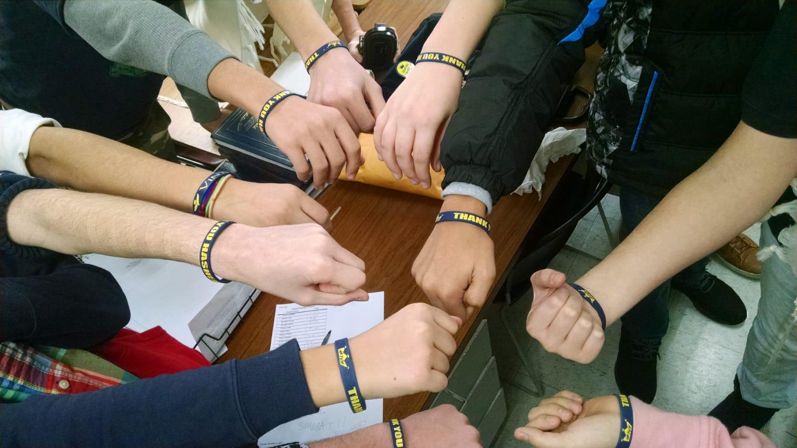Yeshiva Boys also say Thank You Hashem