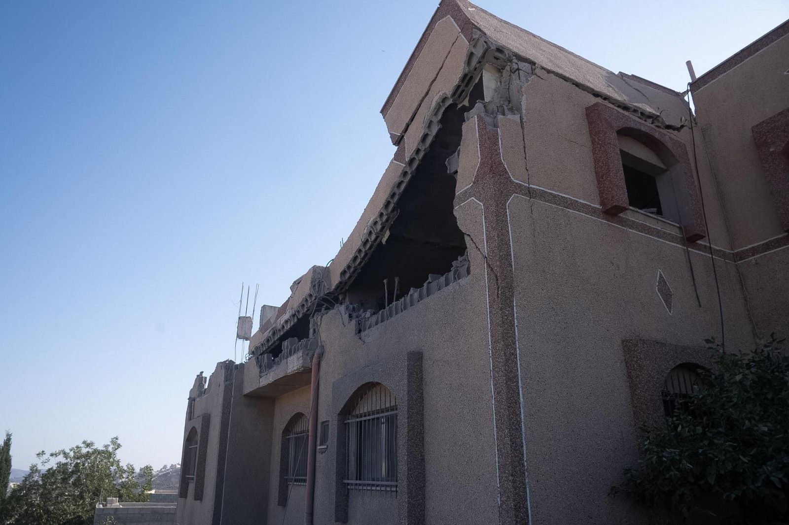 Demolishing the home of the terrorist