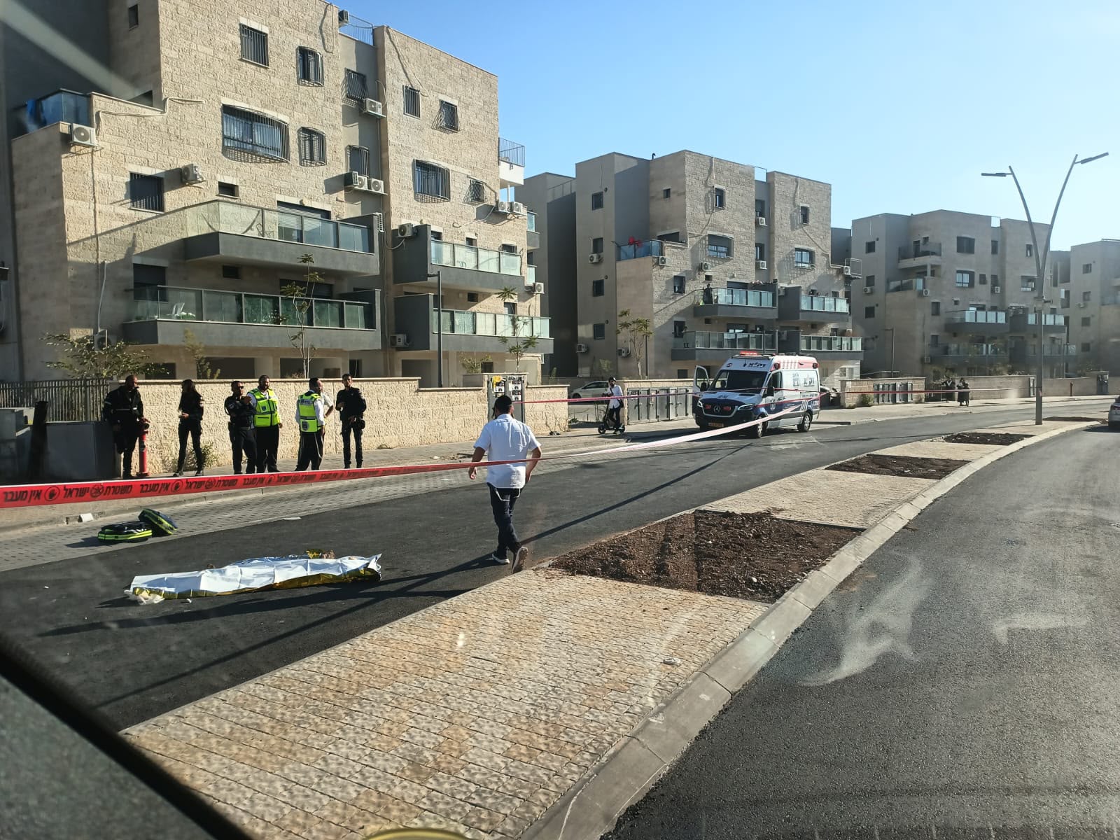 Scene of the tragedy in Beit Shemesh