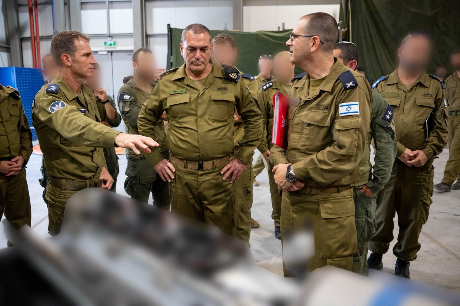 Chief of the General Staff, Lieutenant General Eyal Zamir, at Palmachim Airbase.