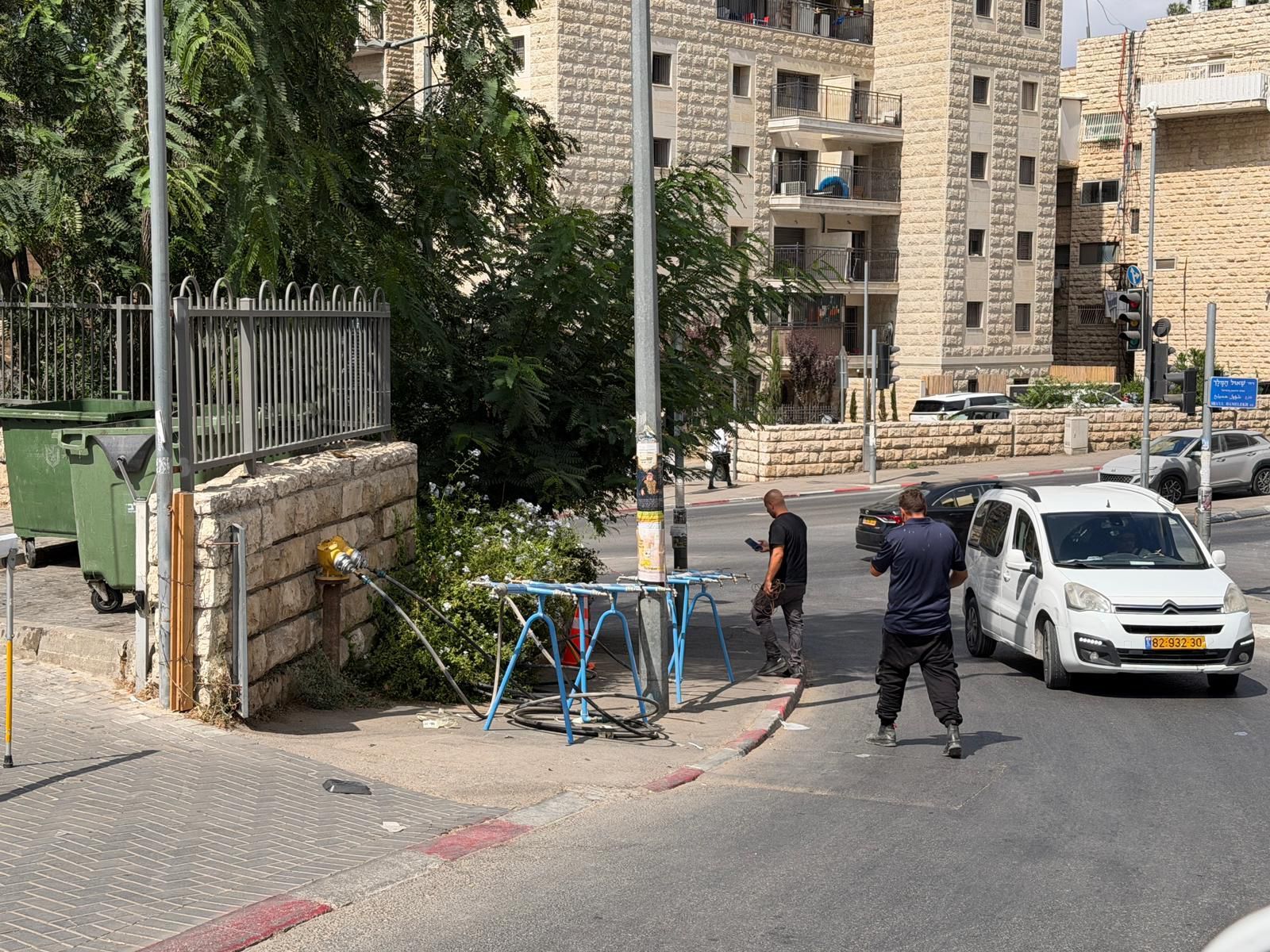 Water distribution facilities in Jerusalem