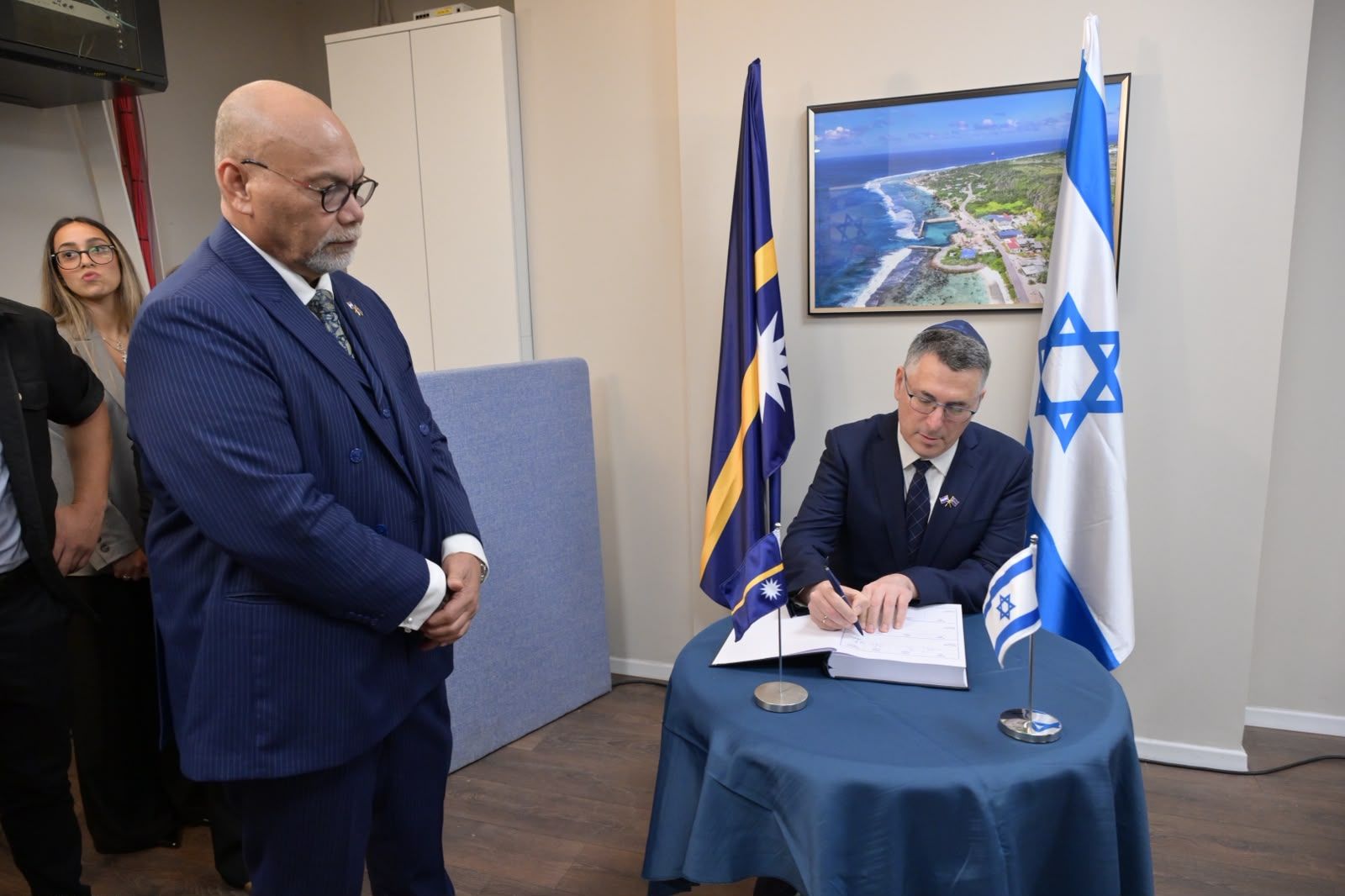 Opening the new embassy