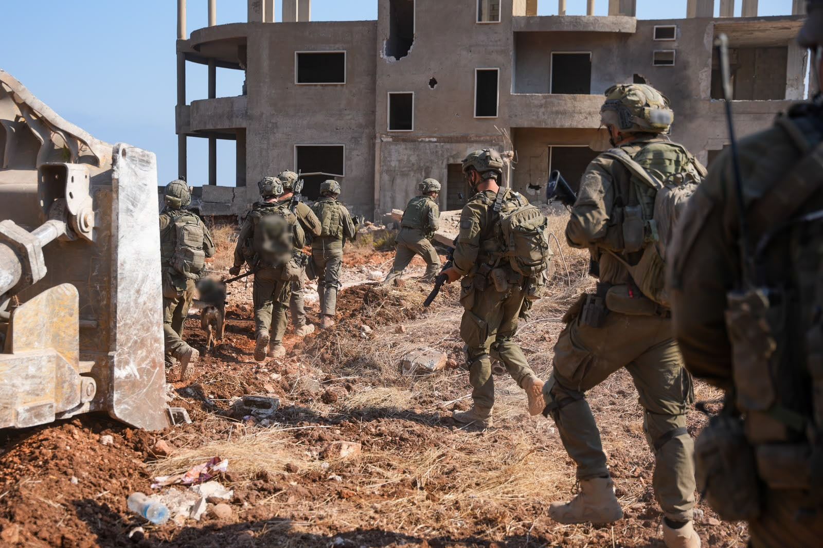 55th Brigade Combat Team forces operating in security zone