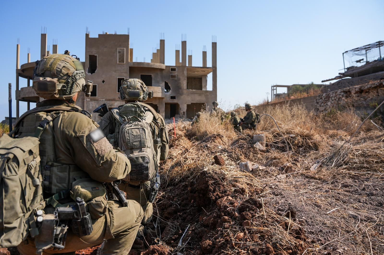 55th Brigade Combat Team forces operating in security zone