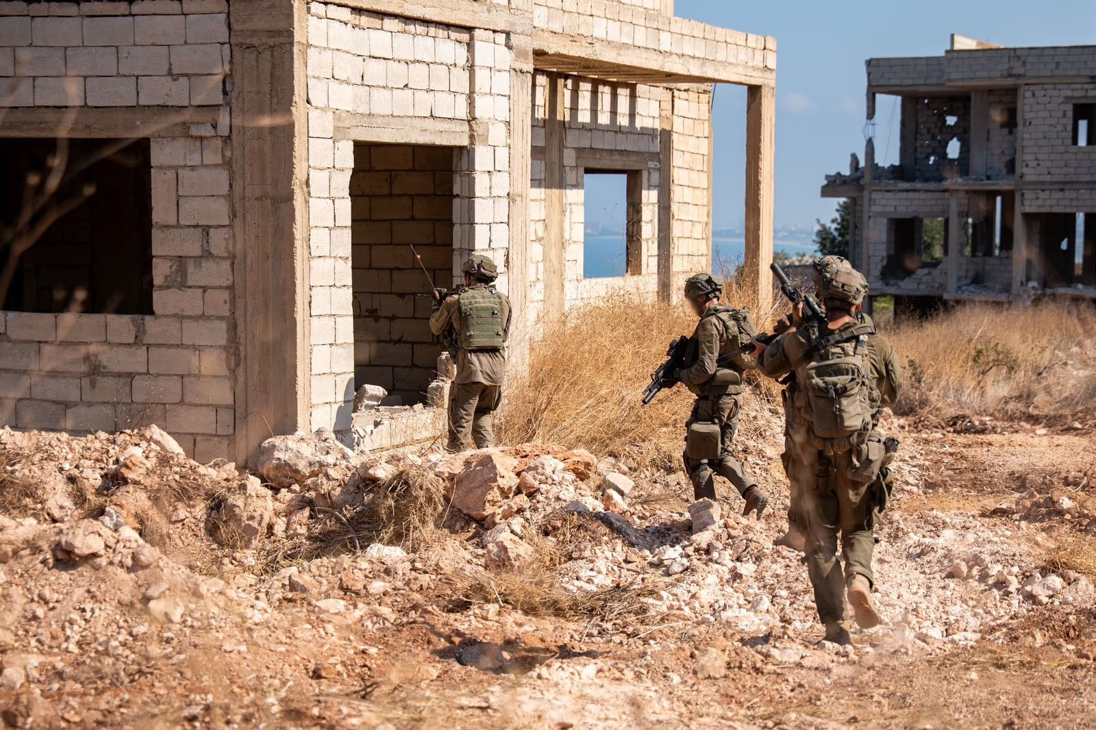 55th Brigade Combat Team forces operating in security zone
