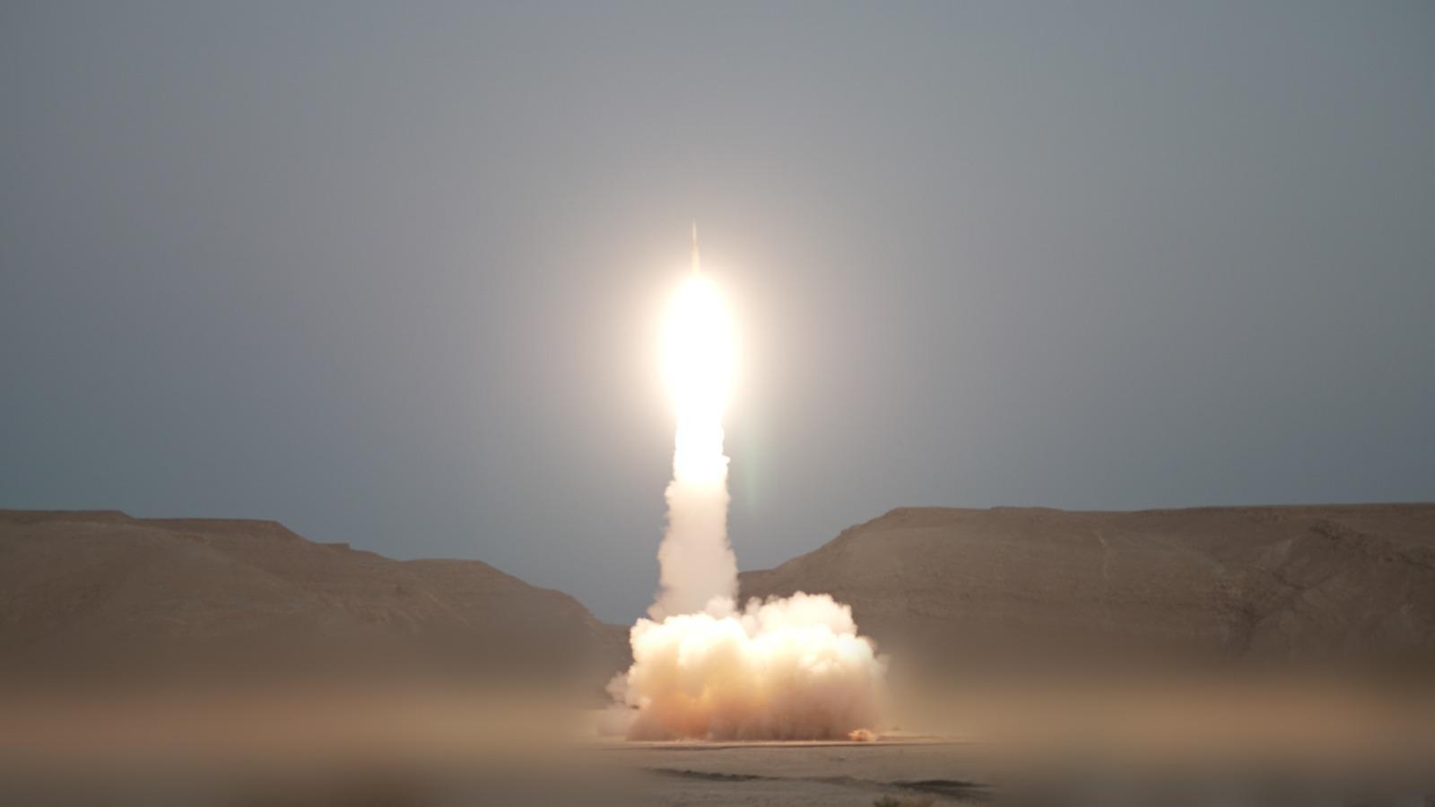 Arrow interceptor launch captured