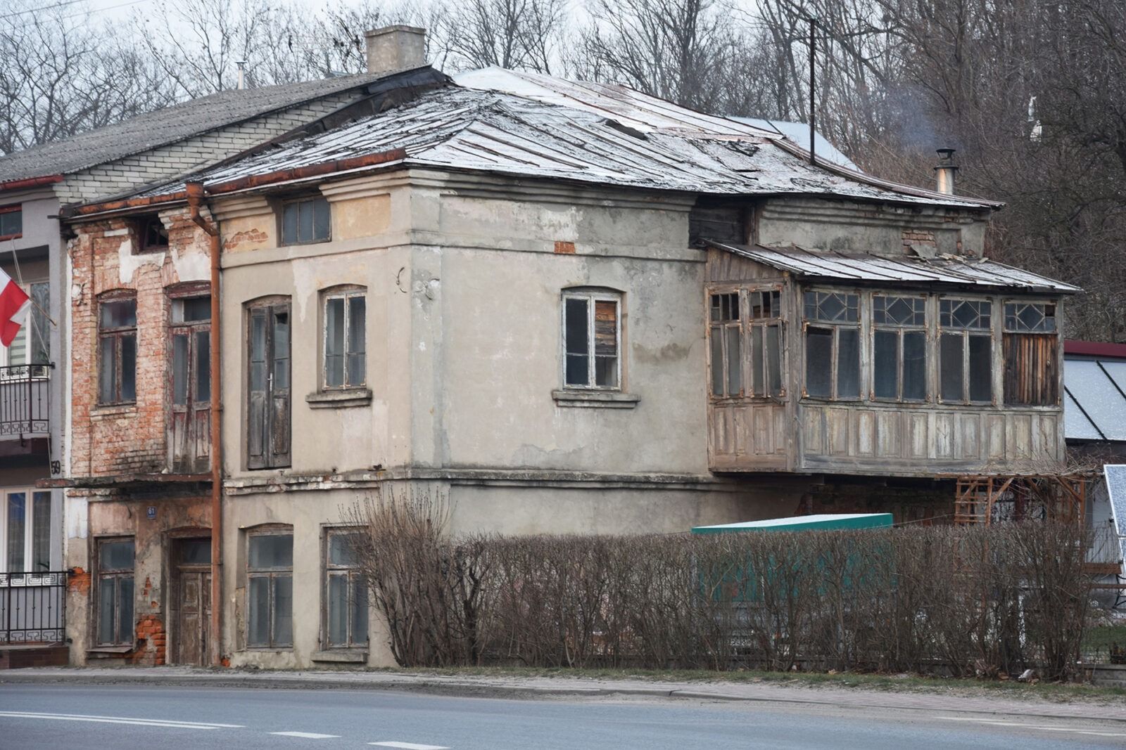 Only two historic wooden sukkahs survived in the town, and one of them faced imminent destruction