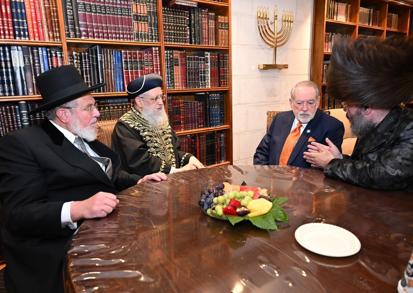 The ambassador with the Chief Rabbis
