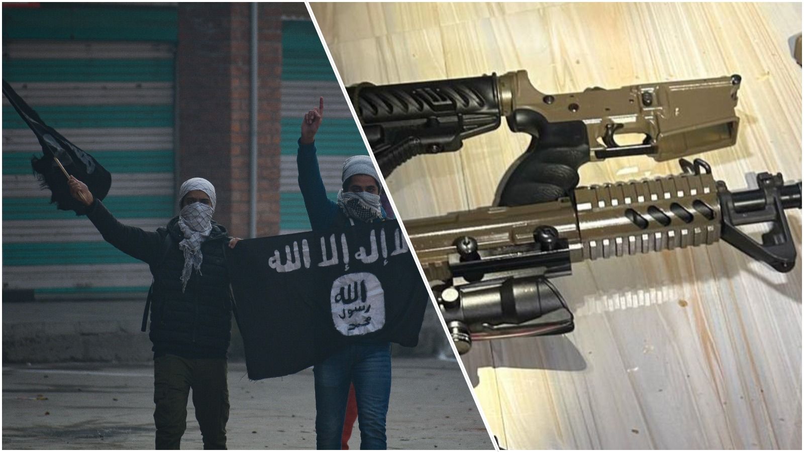 Terrorists and weapons