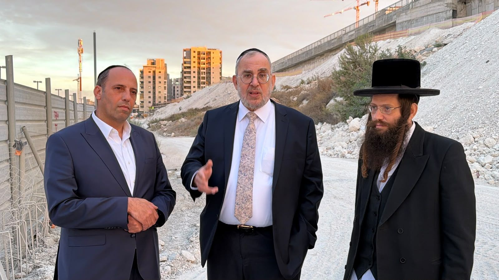 The Beit Shemesh construction tour