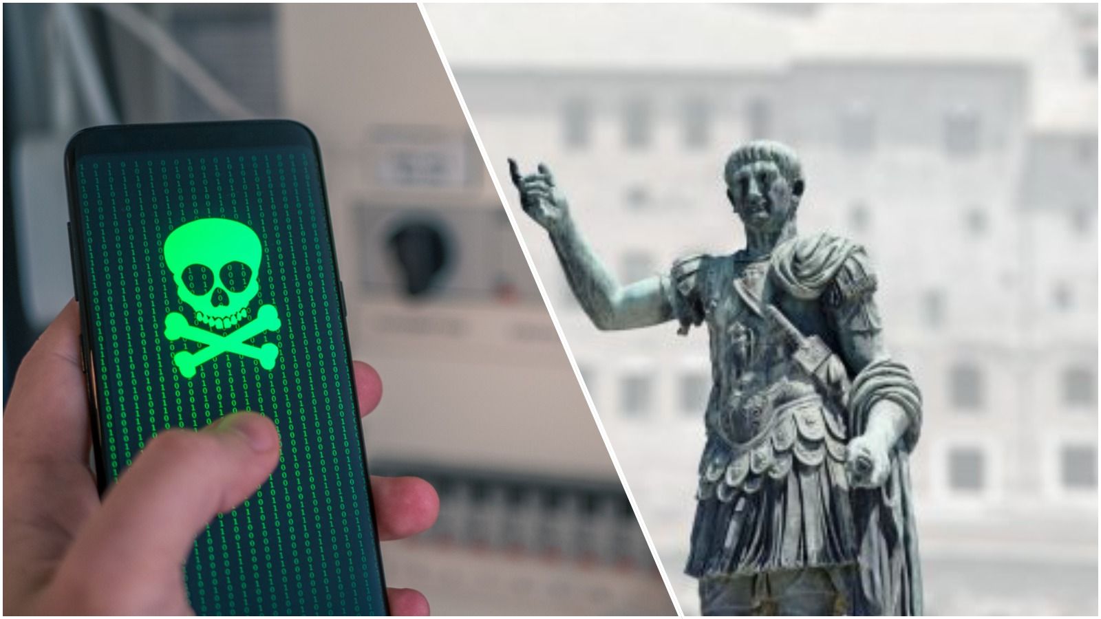 A modern Trojan horse and a Roman emperor