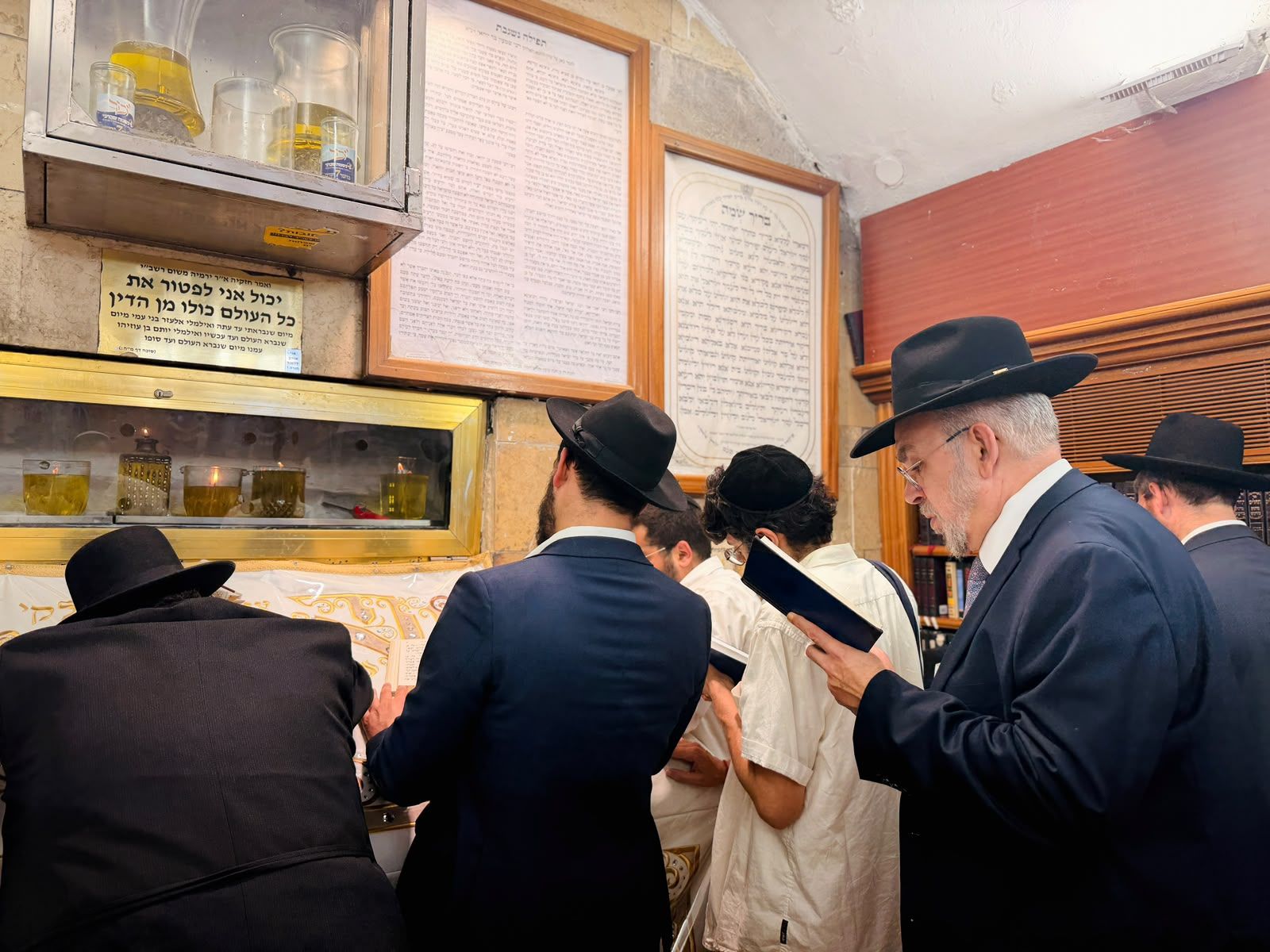 MK Yaakov Asher now at Meron