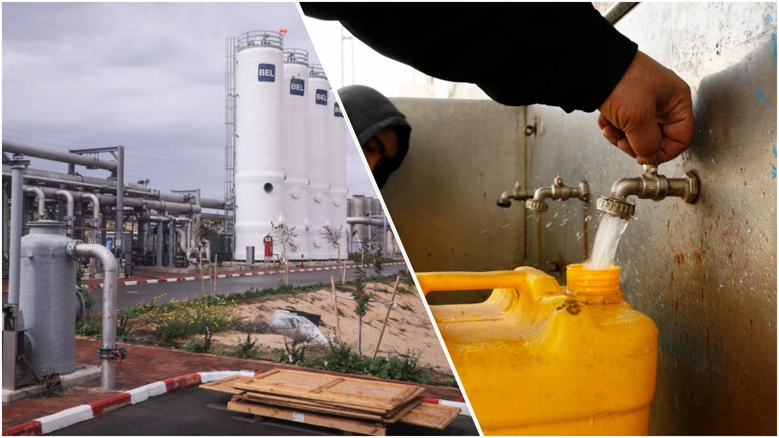 Water desalination and home water storage