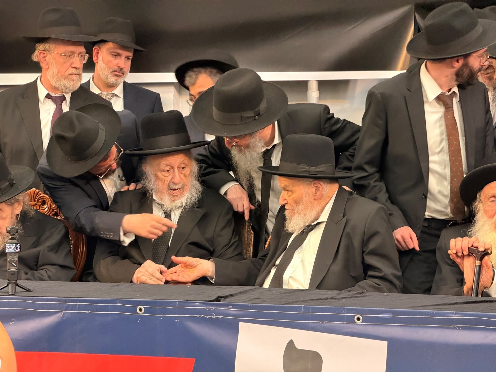 The gathering on Motzei Shabbos