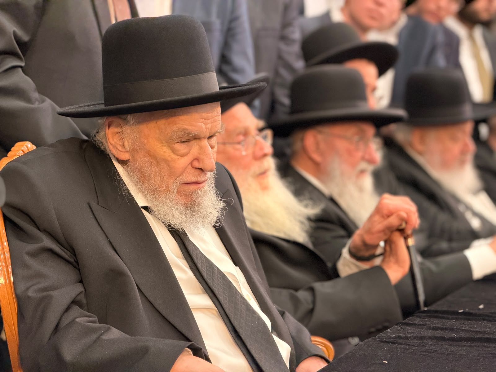 The gathering on Motzei Shabbos