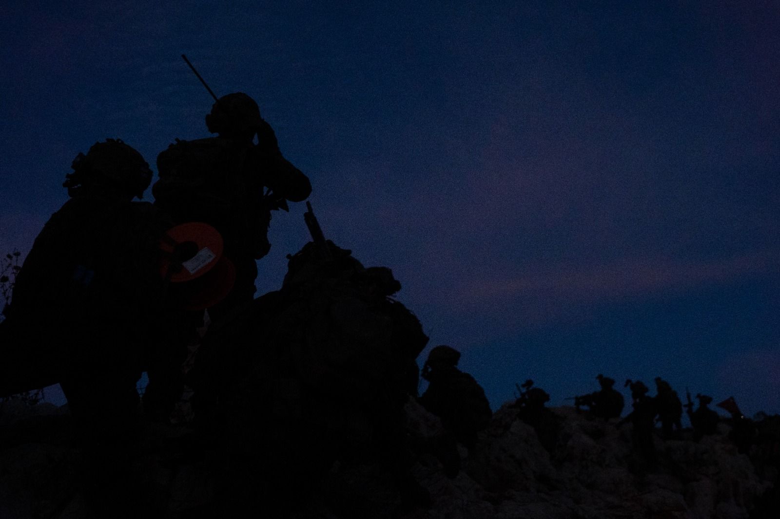 Division 91 forces operating in the security zone in southern Lebanon