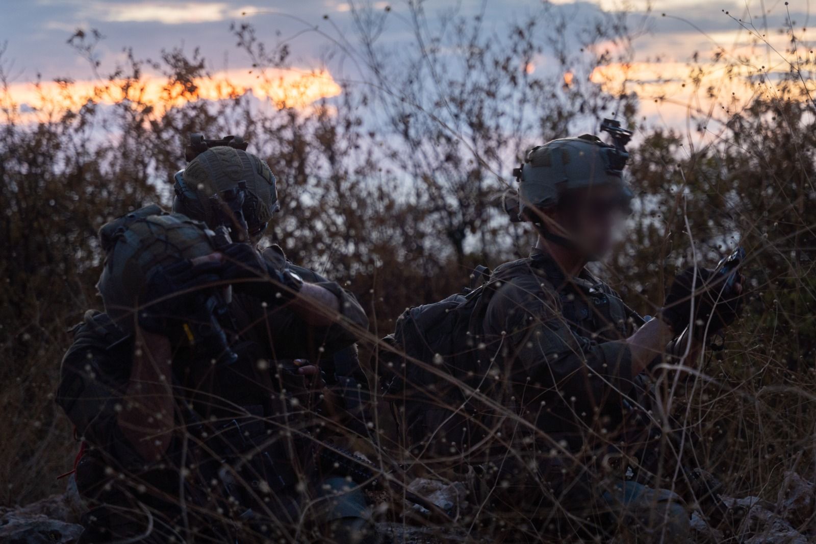 Division 91 forces operating in the security zone in southern Lebanon