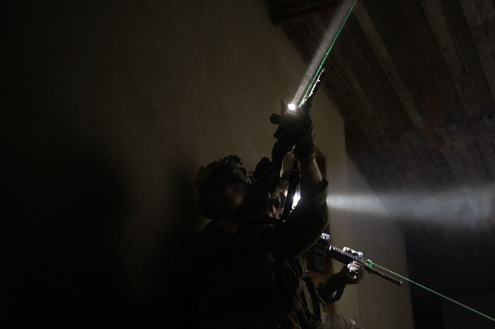 Division 91 forces operating in the security zone in southern Lebanon