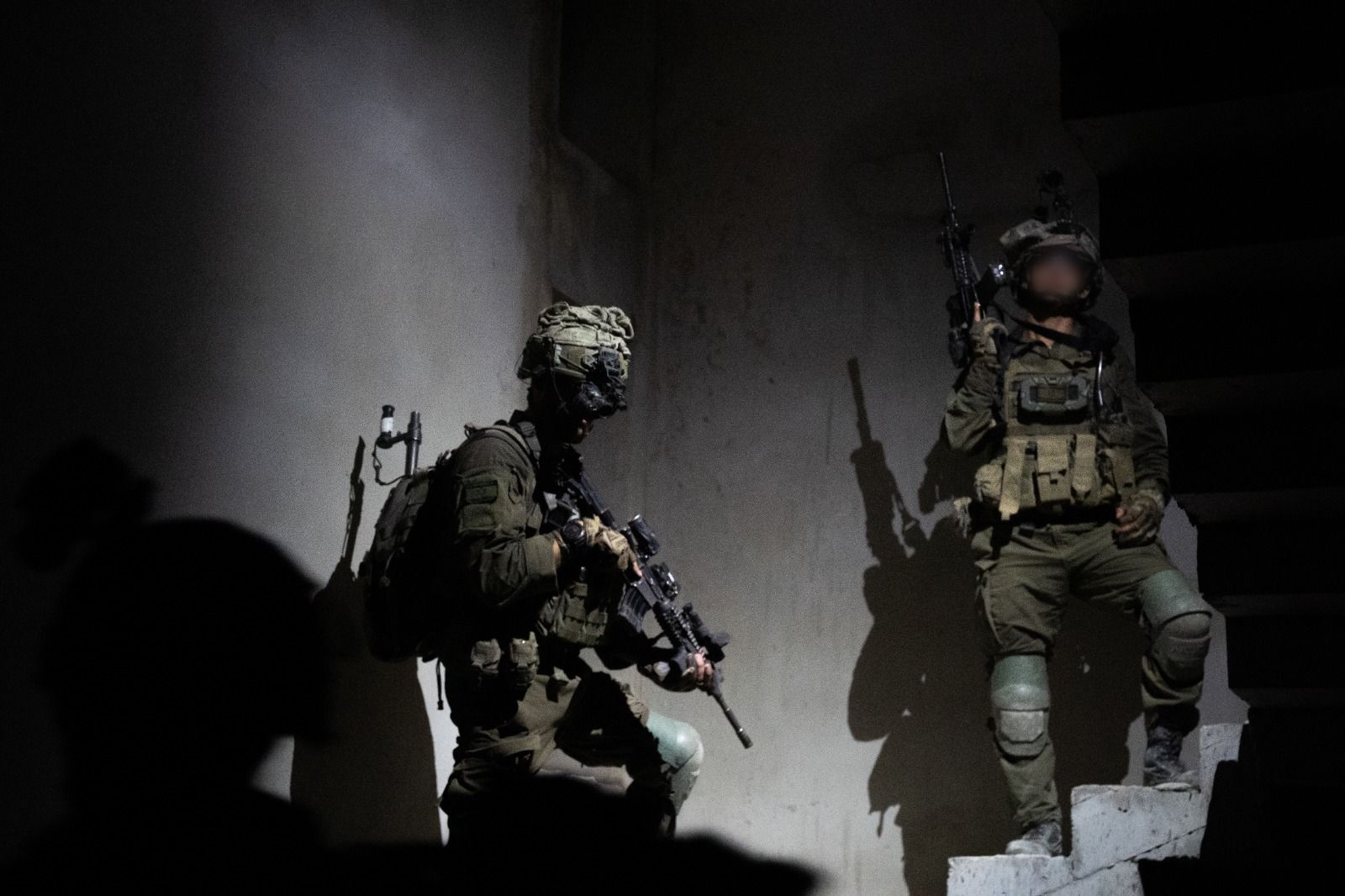 Division 91 forces operating in the security zone in southern Lebanon