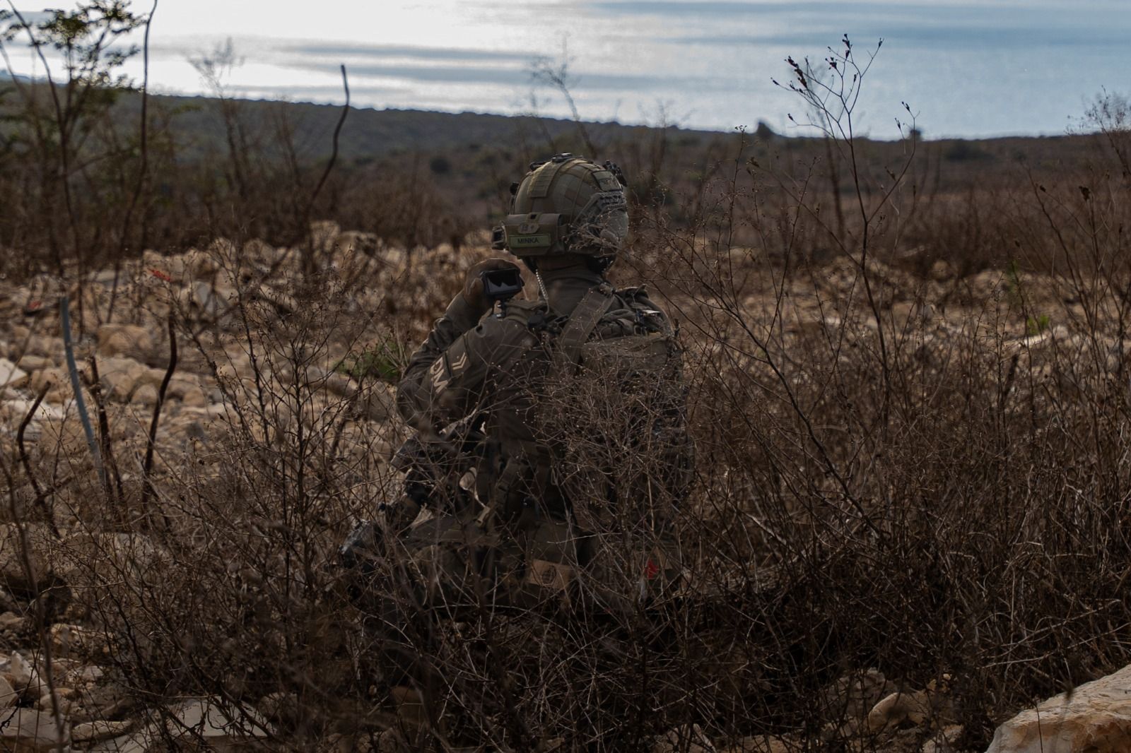Division 91 forces operating in the security zone in southern Lebanon