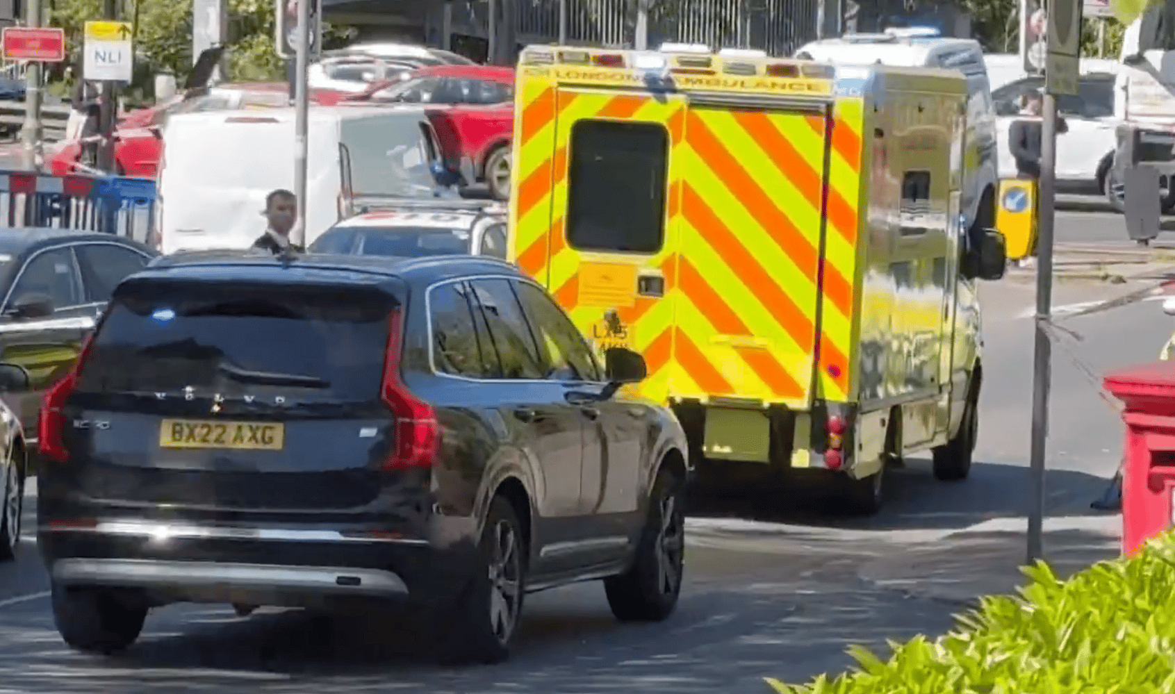 Ambulance at the scene in London