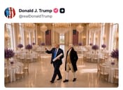 Trump Posts AI Images of Himself With George Washington, Praises Kim Jong Un