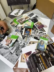 Materials seized in the raid