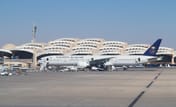 King Khalid International Airport in Riyadh. Illustration