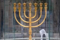The Temple menorah 