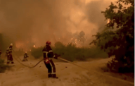 Wildfire spreads in Europe as a result of unusual heat wave