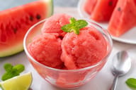 Homemade Watermelon Sorbet
