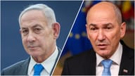 Israeli Prime Minister Netanyahu and Slovenian PM Janez Janša 