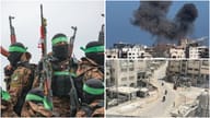 Hamas terrorists in Gaza