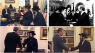 Admorim and rebbes visiting US president