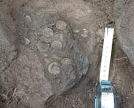 The excavation as it appeared when discovered.