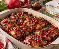 Pomegranate and Date Syrup Chicken for Rosh Hashanah