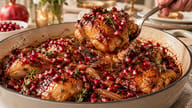 One-pot chicken with pomegranate and honey